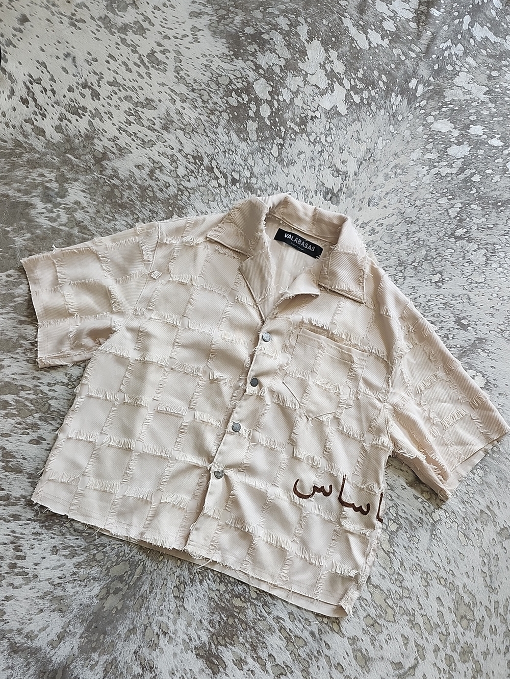 Valabasas Fringe Camp Shirt SzM